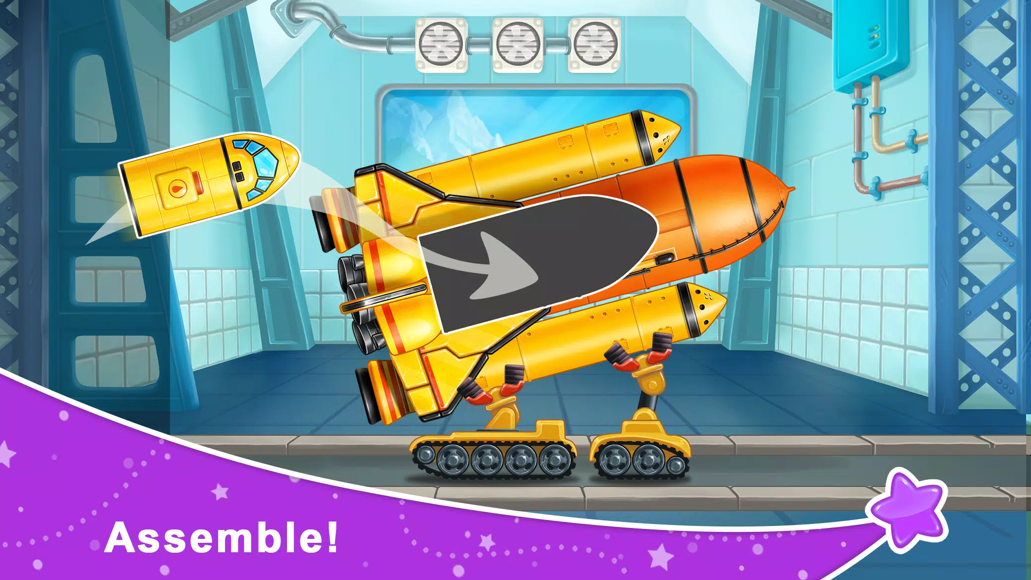 Rocket 4 space games Spaceship Скриншот 0