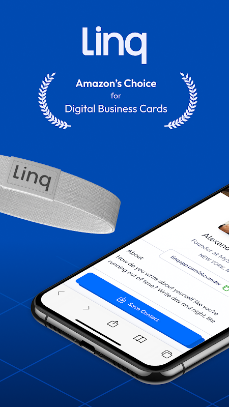 Linq - Digital Business Card ဖန်သားပြင်ဓာတ်ပုံ 1