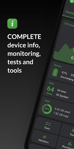 DevCheck Device & System Info Schermafbeelding 0