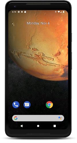 Mars 3D live wallpaper Captura de pantalla 0