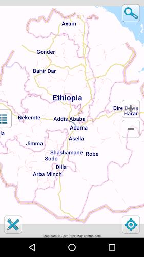 Map of Ethiopia offline Скриншот 0