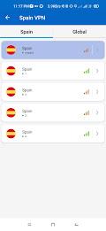 Spain VPN - Fast & Secure Schermafbeelding 2