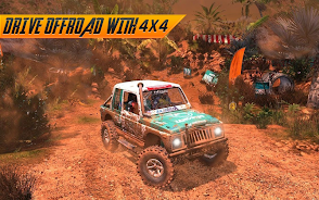 Offroad Jeep Driving Simulator Ekran Görüntüsü 2