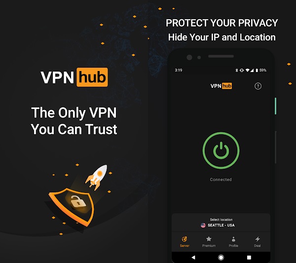 VPNhub Mod应用截图第1张