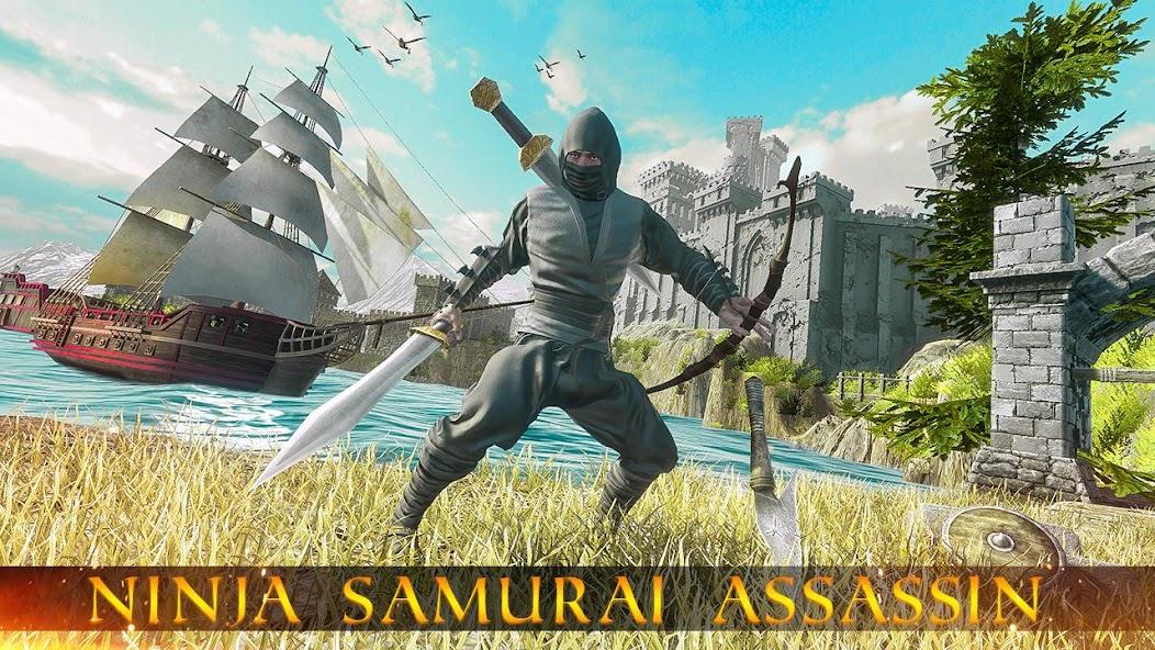 Schermata Ninja Samurai Assassin Hunter Mod 2