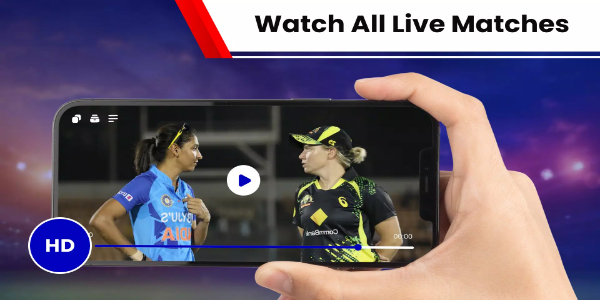 Live Cricket TV HD: Streaming ဖန်သားပြင်ဓာတ်ပုံ 1