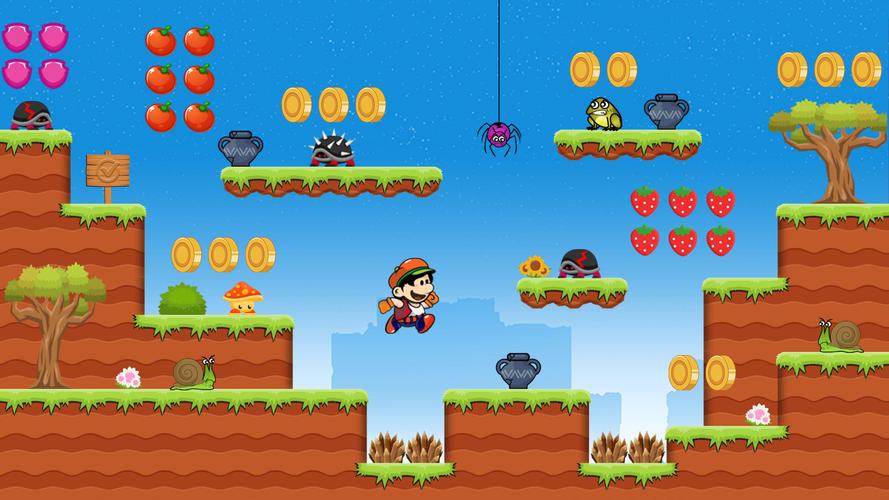 Super Nob Run：跳躍冒險叢林遊戲應用截圖第2張