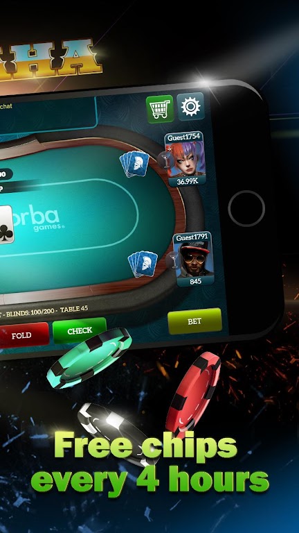 Schermata Live Poker Tables–Texas holdem and Omaha 3