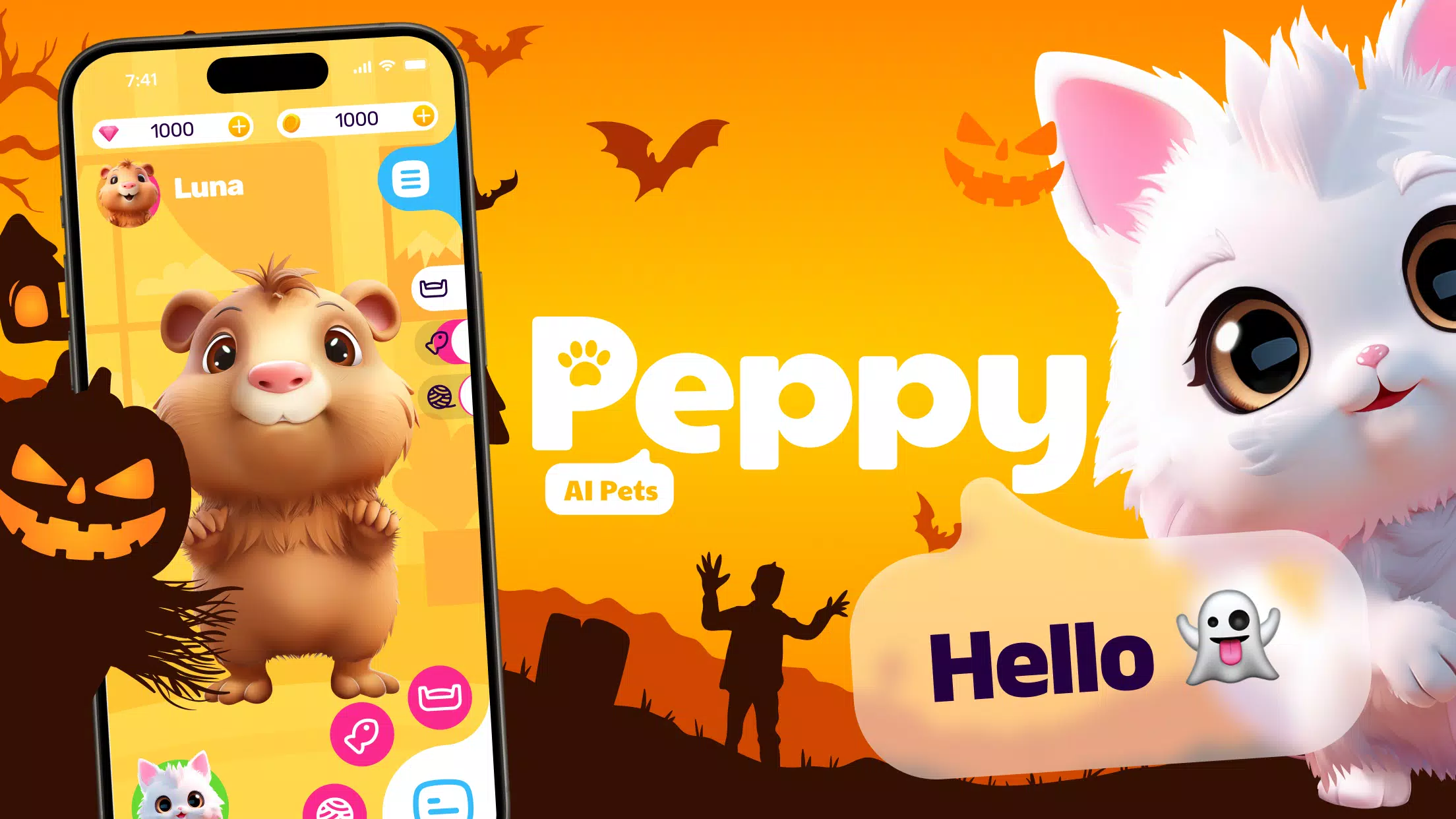 Peppy: My Talking AI Pets Ekran Görüntüsü 0