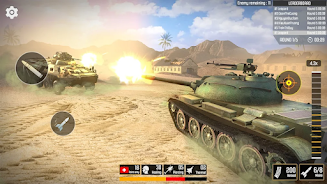 Tank Fury: Battle of Steels Captura de tela 1