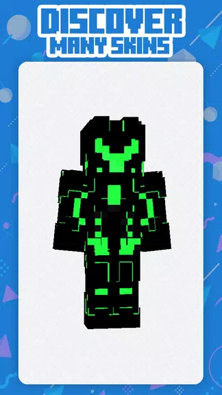 Neon Squad Skin Minecraft Tangkapan skrin 0