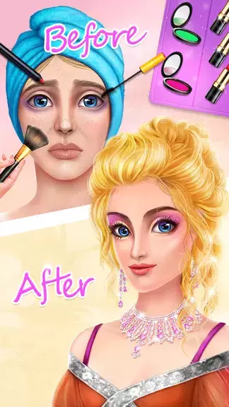 Fashion Game: Makeup, Dress Up Captura de pantalla 2