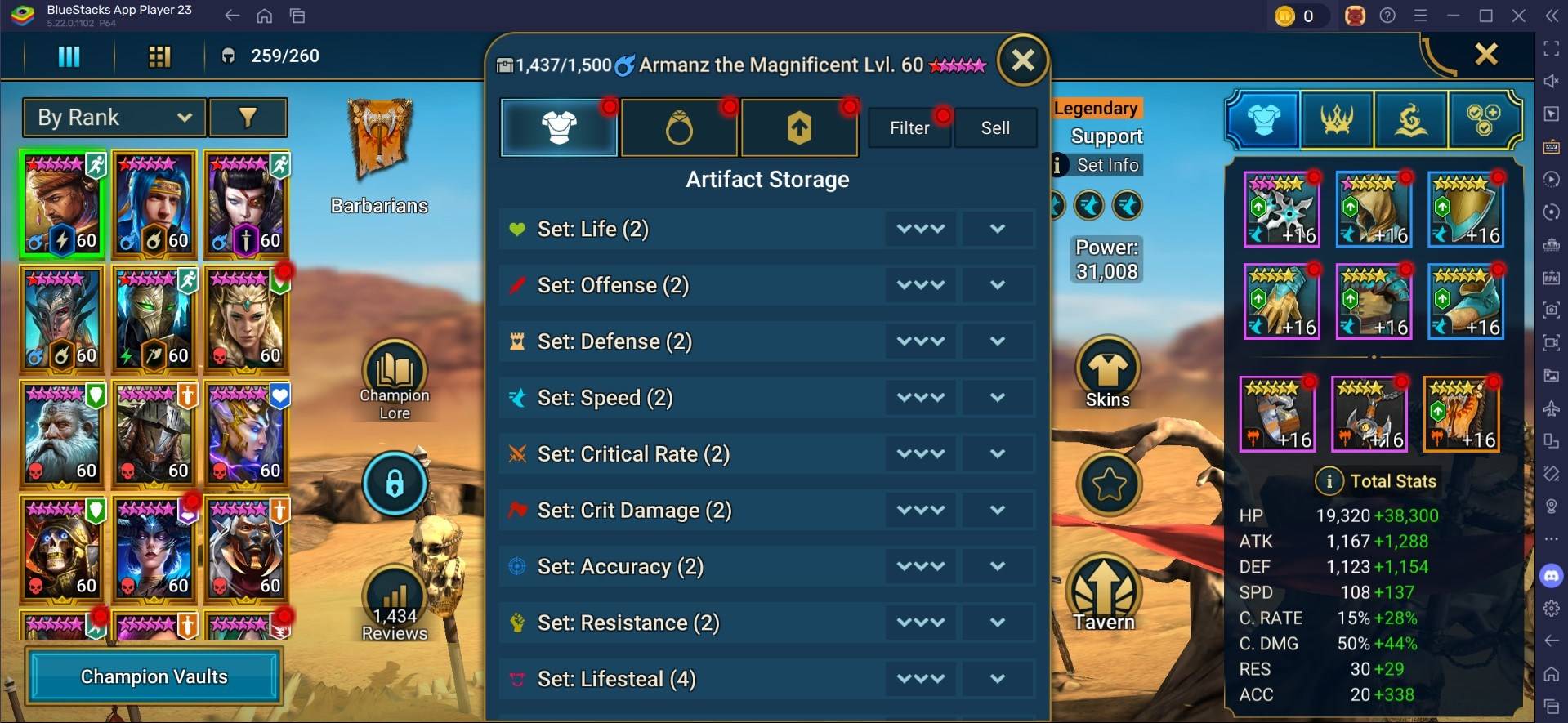RAID: MAX ထိရောက်မှုအတွက် Shadow Legends Gear လမ်းညွှန်