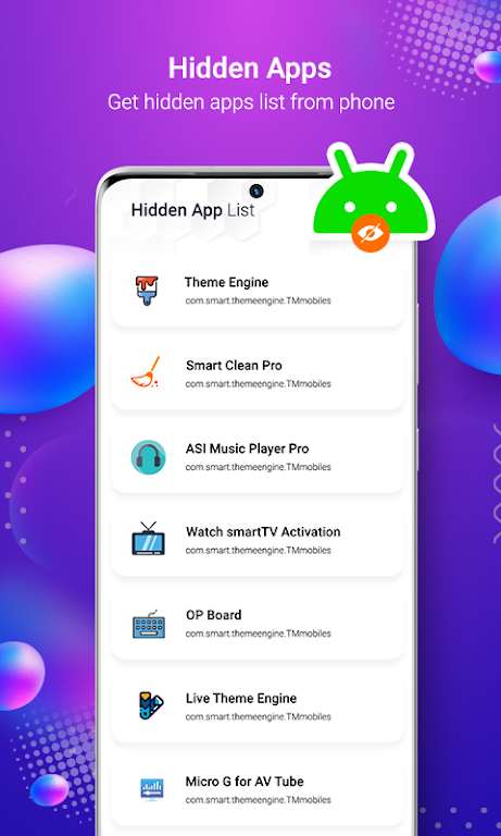 Hidden Apps Scanner Ảnh chụp màn hình 0