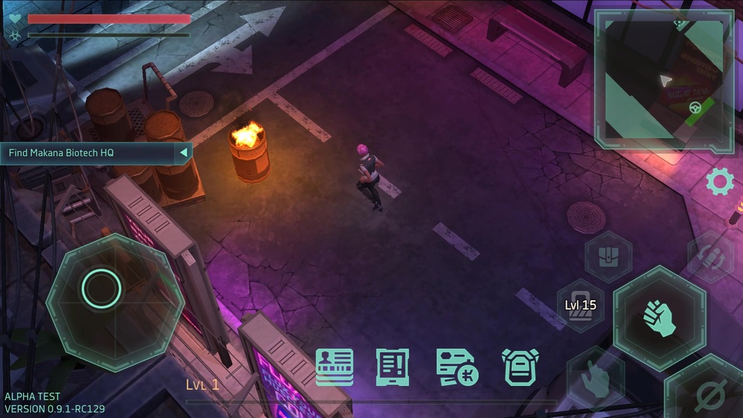 Cyberika: RPG cyberpunk action Capture d'écran 1