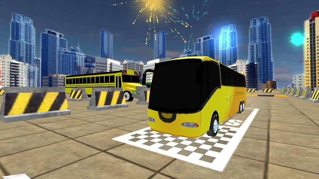 Modern Bus Drive Parking 3D Tangkapan skrin 1