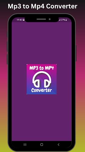 Mp3 to Mp4 Converter Captura de pantalla 0