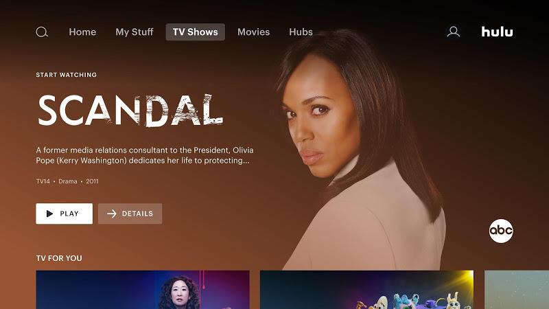 Hulu for Android TV Captura de tela 3