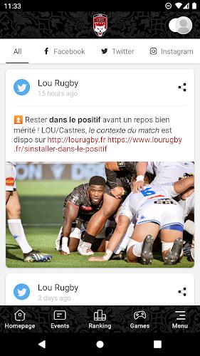 LOU Rugby Captura de tela 2