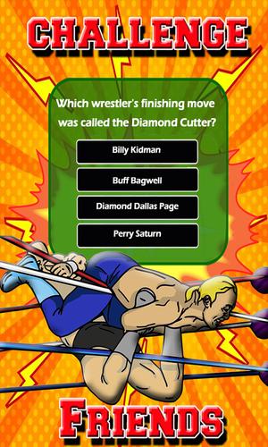 Wrestling Body Slams Pro Quiz Zrzut ekranu 1