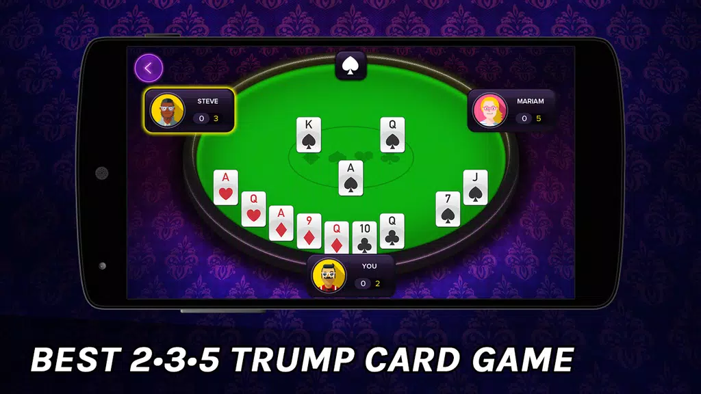 235 or 3 2 5 card game - 2 3 5 Do Teen Paanch Card Capture d'écran 0