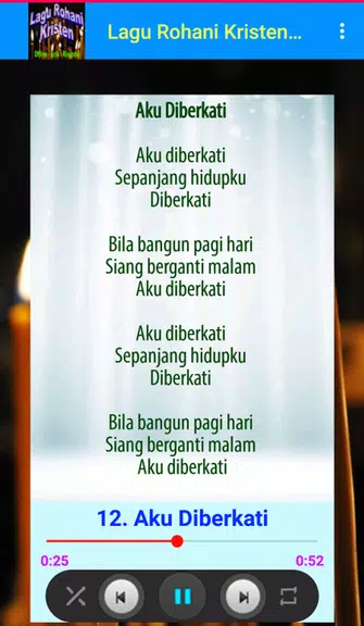 Lagu Rohani Kristen Offline Captura de tela 2