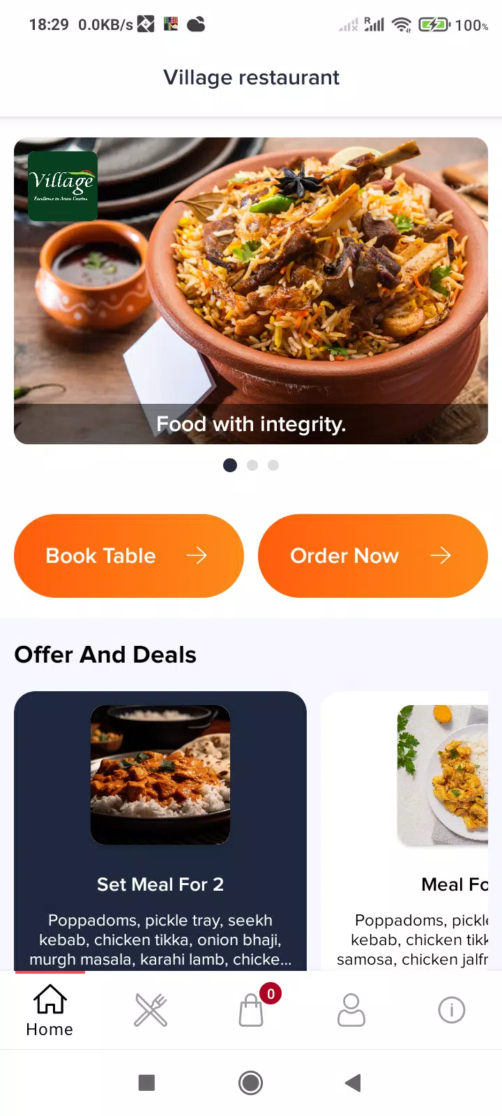 Village Restaurant應用截圖第0張