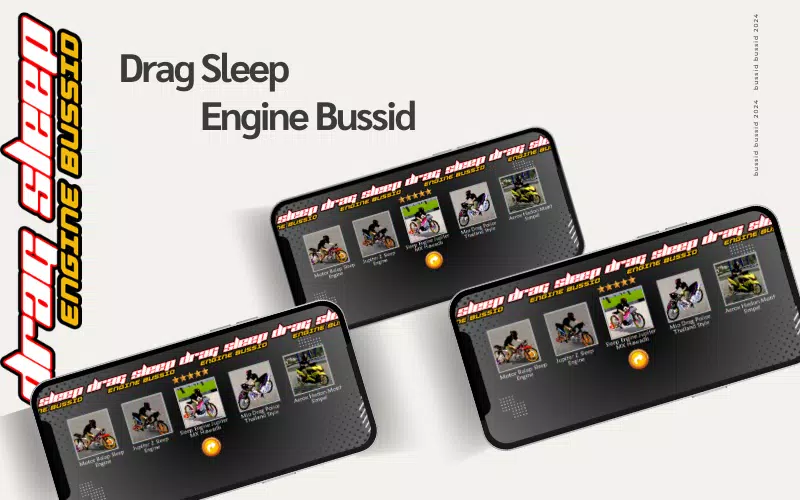 Mod Drag Sleep Engine Bussid スクリーンショット 1