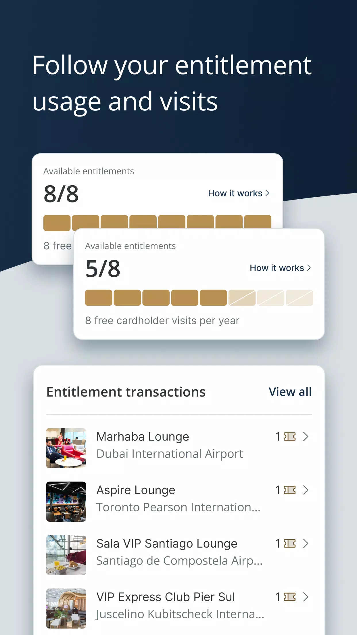 Schermata Visa Airport Companion 3