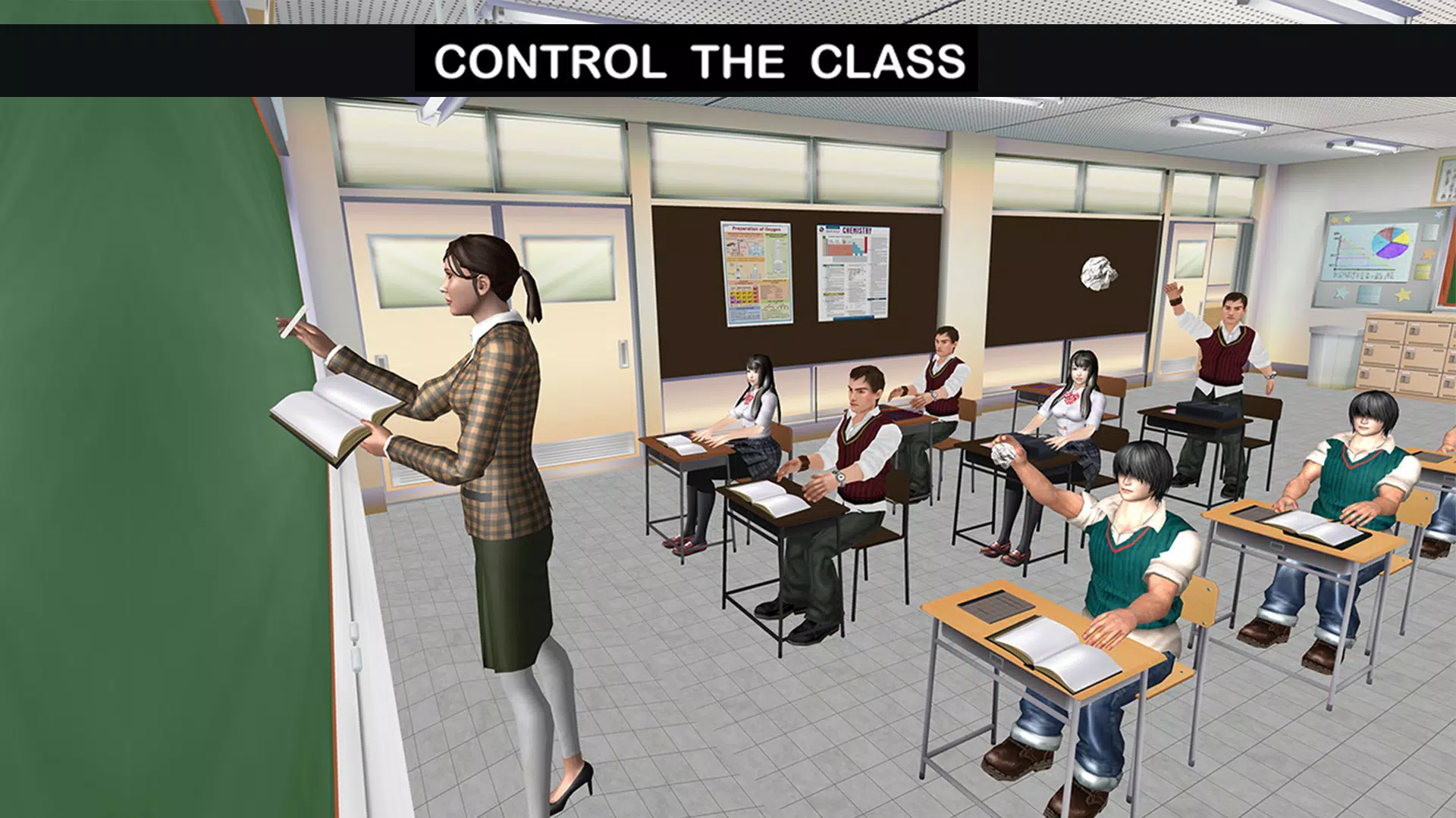 School Intelligent Teacher 3D Schermafbeelding 3