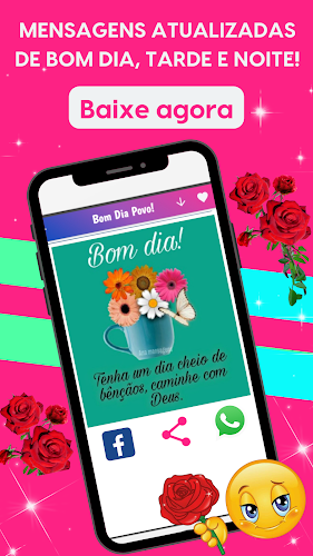 Mensagens de Bom Dia Povo Zap স্ক্রিনশট 1