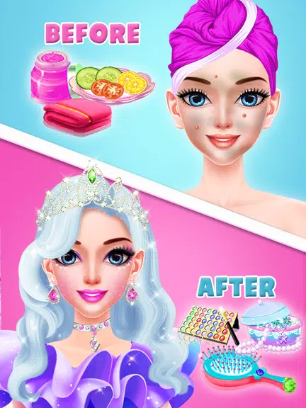 Pink Princess MakeUp Salon Zrzut ekranu 1