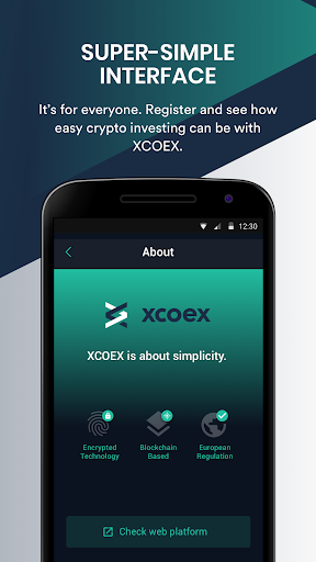 XCOEX Cryptocurrency Wallet Zrzut ekranu 0