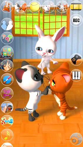 Talking 3 Friends Cats & Bunny Screenshot 0