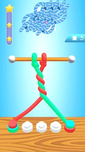 Twisted Tangle Knot 3D Game Скриншот 2