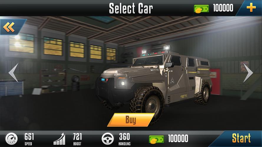 Impossible Ramp Hummer Car 3D 스크린샷 1