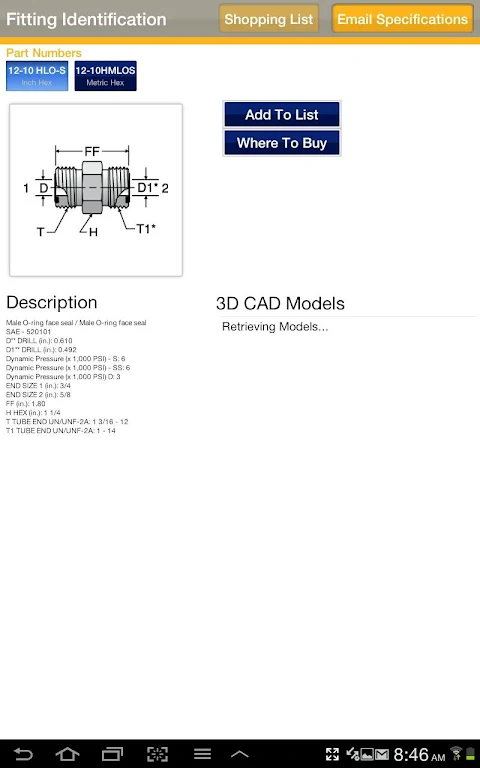 Fitting Finder ภาพหน้าจอ 2