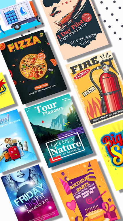 Poster maker - flyer design 스크린샷 0