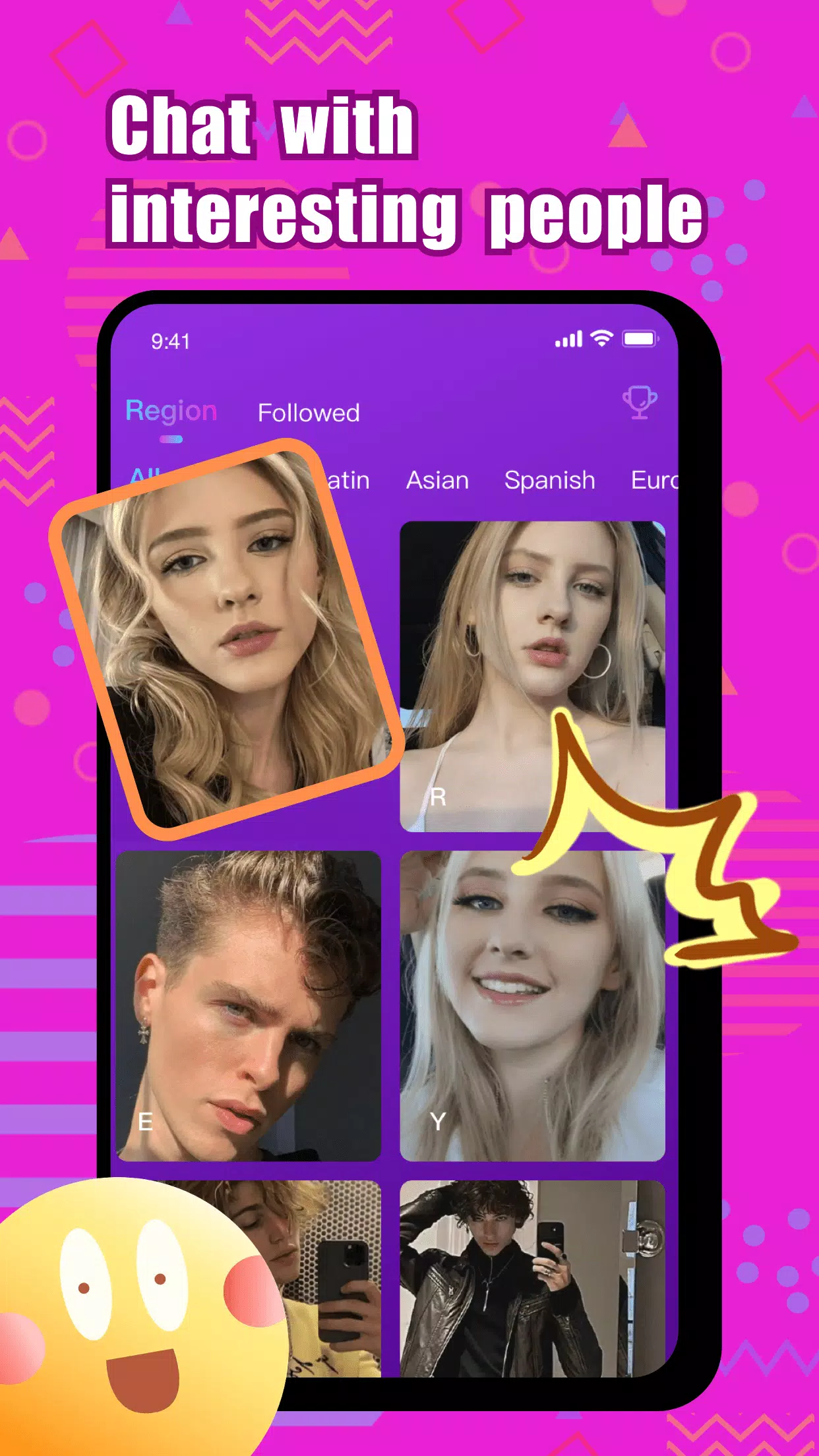 Wonk - live video chat Zrzut ekranu 0