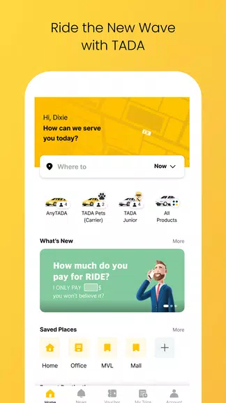 TADA - Taxi, Cab, Ride Hailing 스크린샷 0