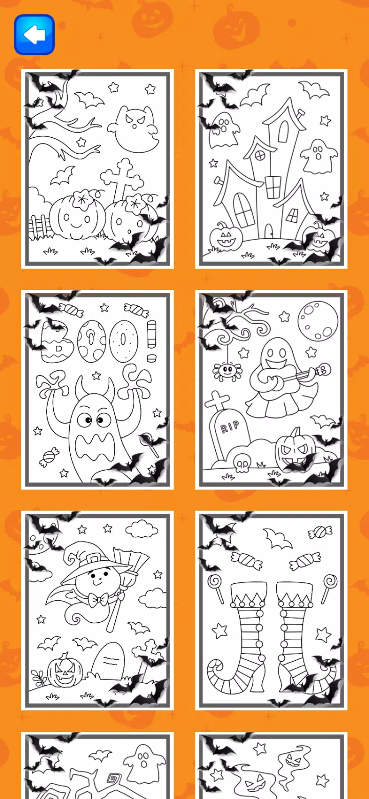 Halloween Coloring Game স্ক্রিনশট 1