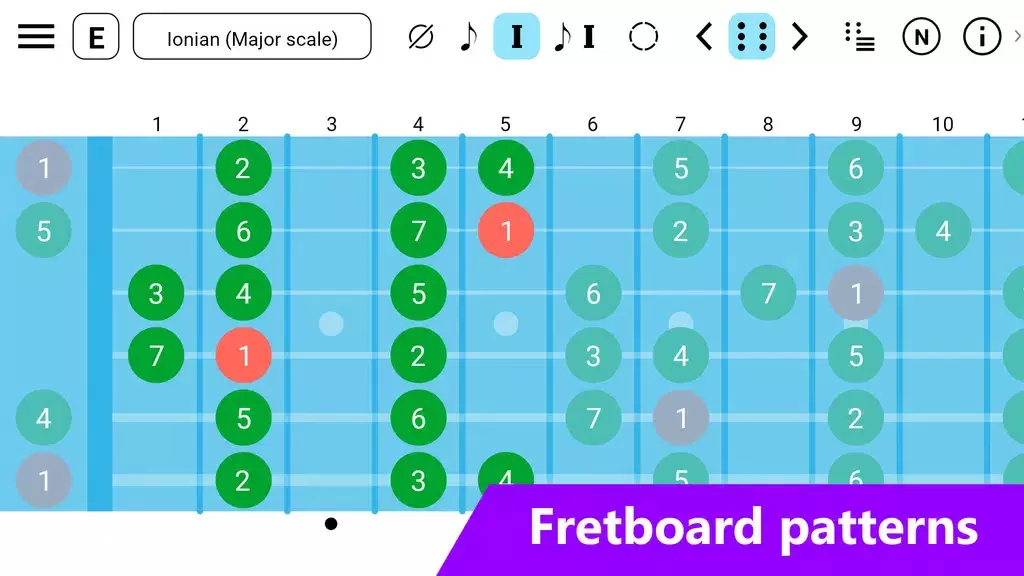 Guitar Fretboard: Scales स्क्रीनशॉट 1