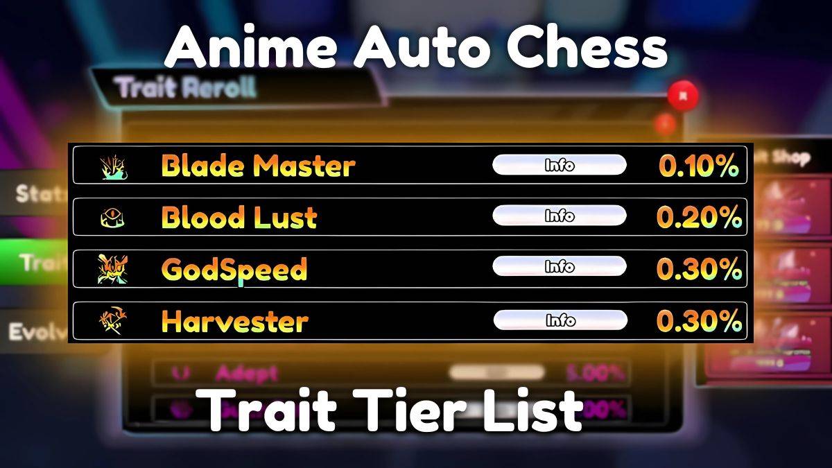 Anime Auto Chess Tier List Update (ဇန်နဝါရီလ 2025)