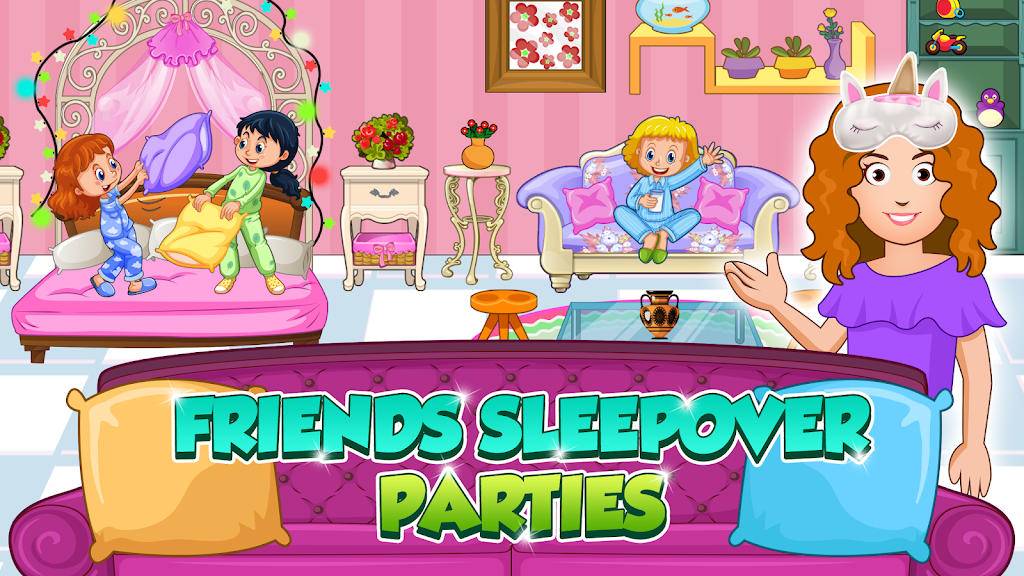 My Home City Pajama Party Скриншот 1