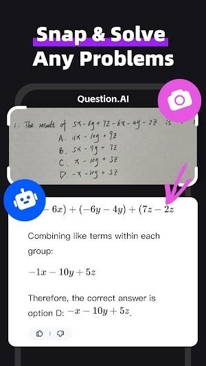 Schermata Question.AI 1