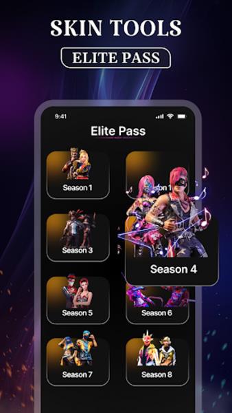 FFF Skin Tools - Elite Pass ဖန်သားပြင်ဓာတ်ပုံ 2