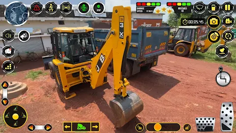 Snow Excavator Construction 3D スクリーンショット 1