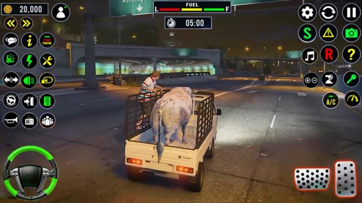 Animal Transport Truck Sim 3D Capture d'écran 1