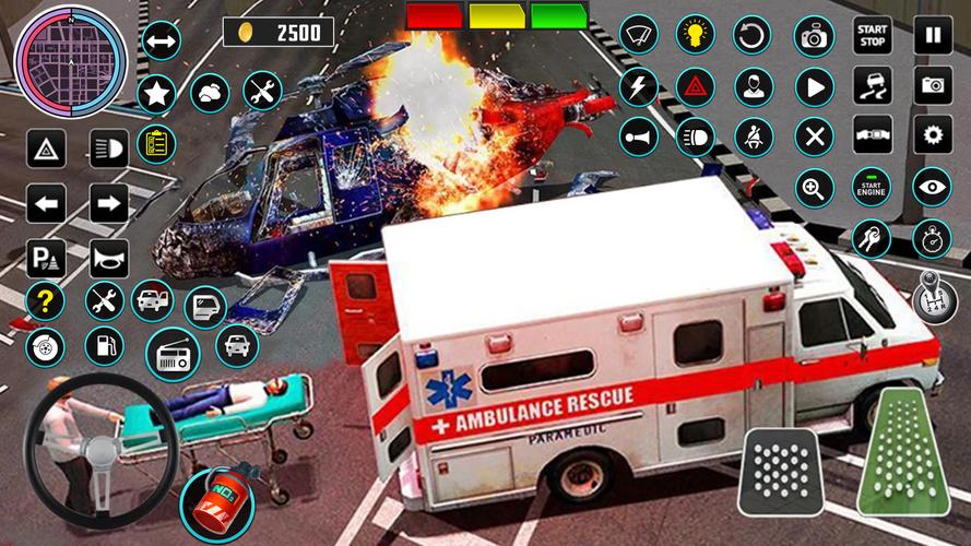 Heli Ambulance Simulator Game應用截圖第3張