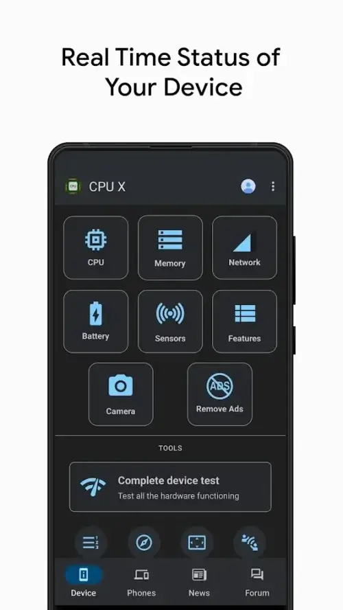 CPU X Ảnh chụp màn hình 0